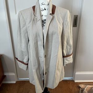 Harve Bernard Linen Blazer new w/ tags, plus size!